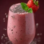 Strawberry Chia Seed Smoothie First Image