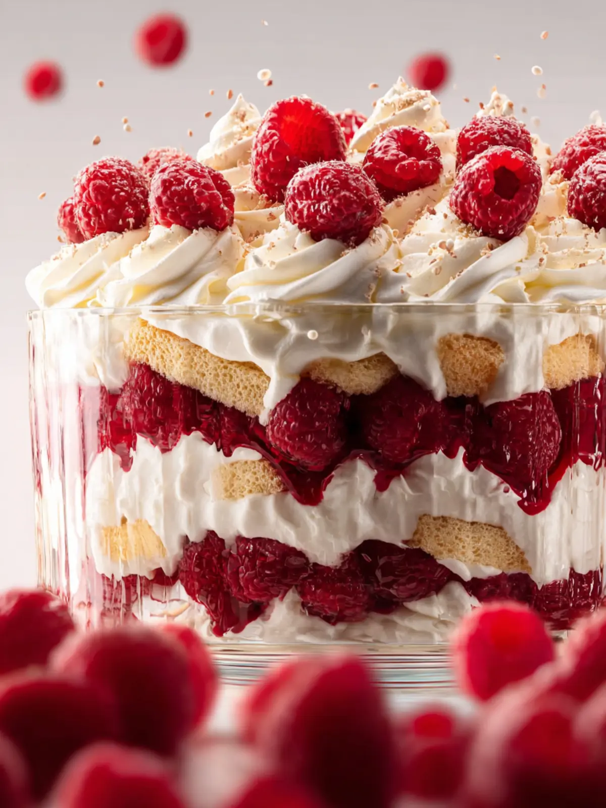 White Chocolate Raspberry Trifle First Image