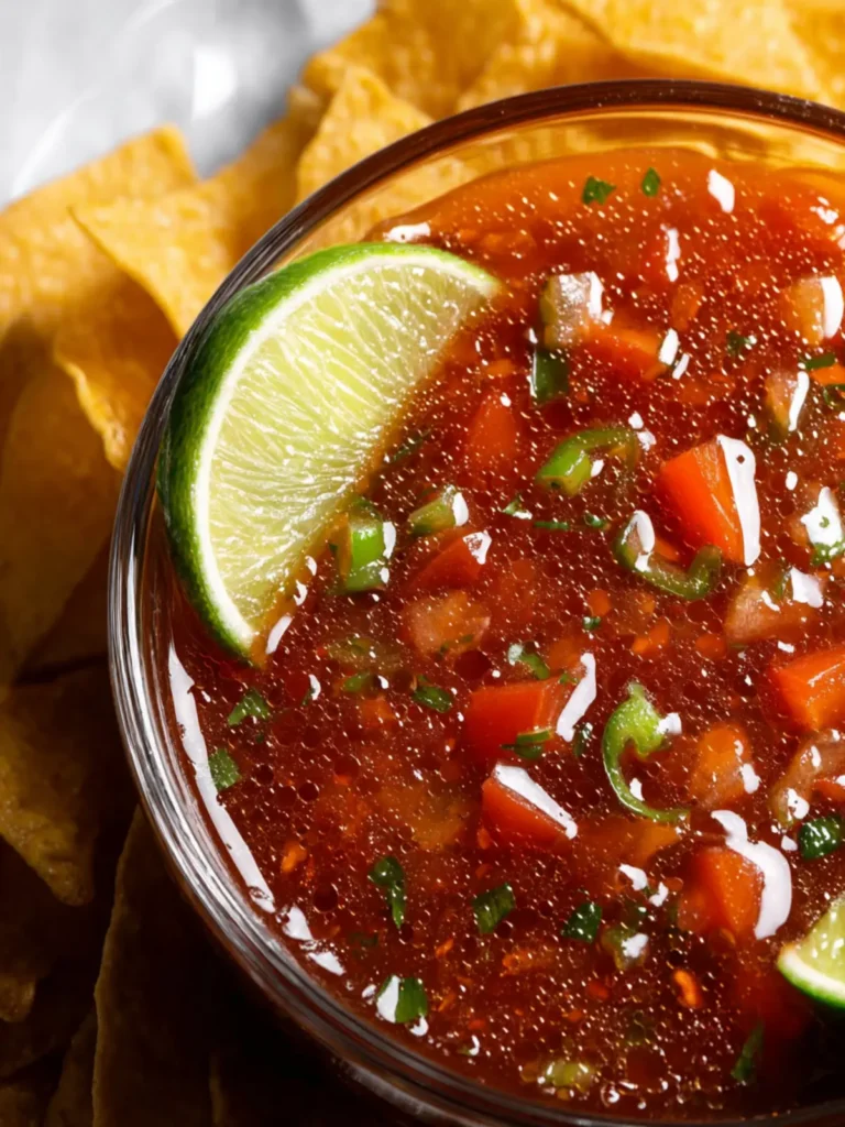 5 Minute Blender Salsa Recipe First Image