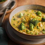 Broccoli Cheddar White Bean Soup First Image