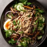 Chilled Soba Noodle Salad with Crispy Shiitake Mushrooms First Image