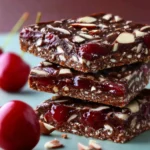 Chocolate Cherry Almond Bars First Image