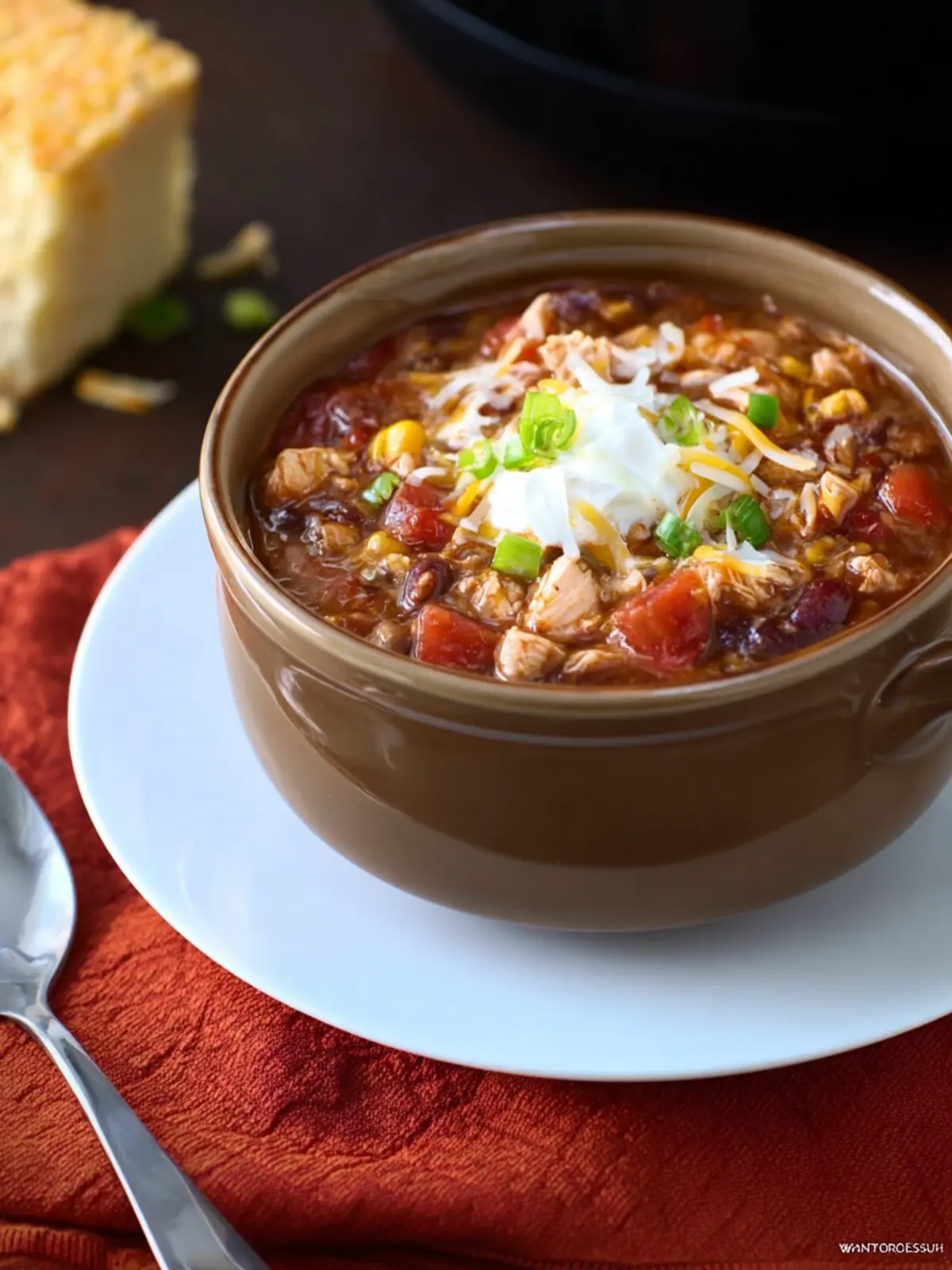 Crock Pot Chicken Chili Recipe First Image