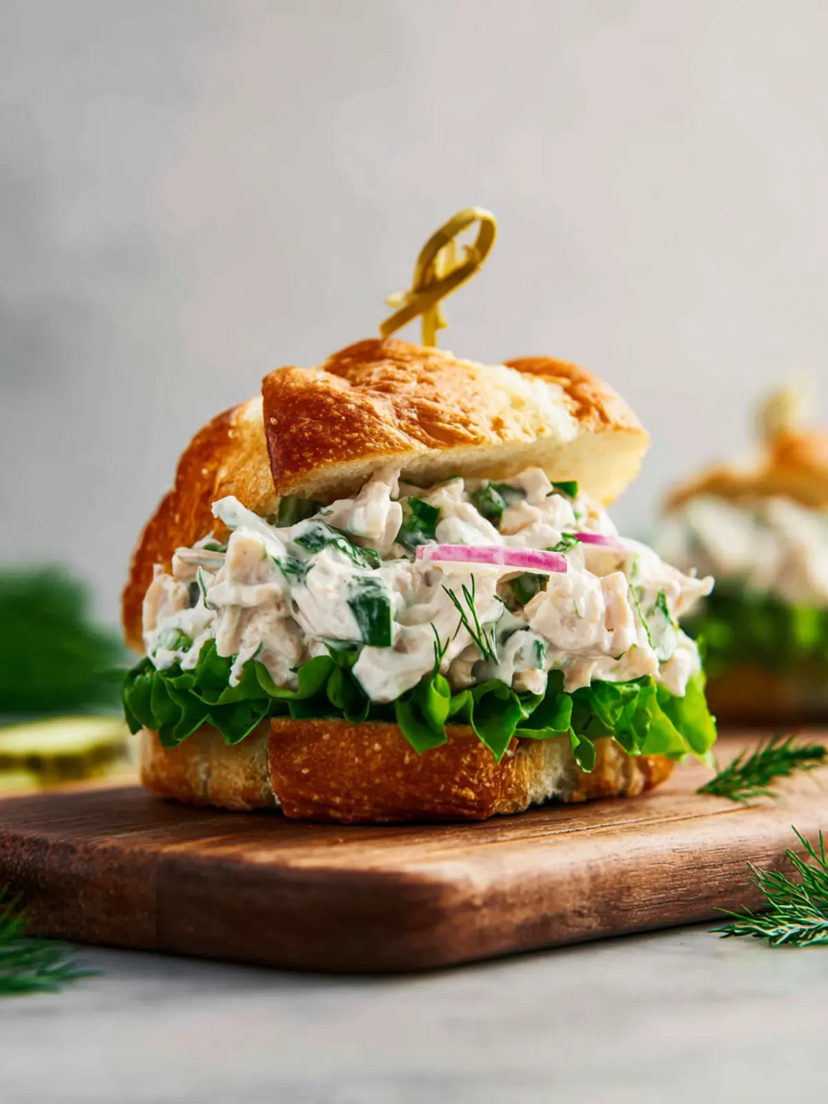 Dill Pickle Chicken Salad First Image