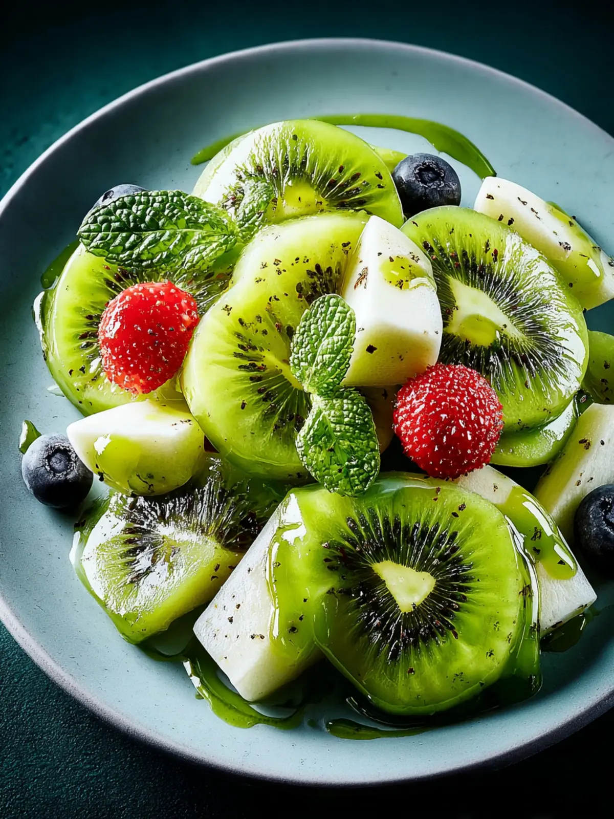 Green Fruit Salad: Refreshingly Crisp and Juicy Delight First Image