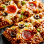 Ground Chicken Pizza Crust: Healthy and Flavor-Packed Del... First Image
