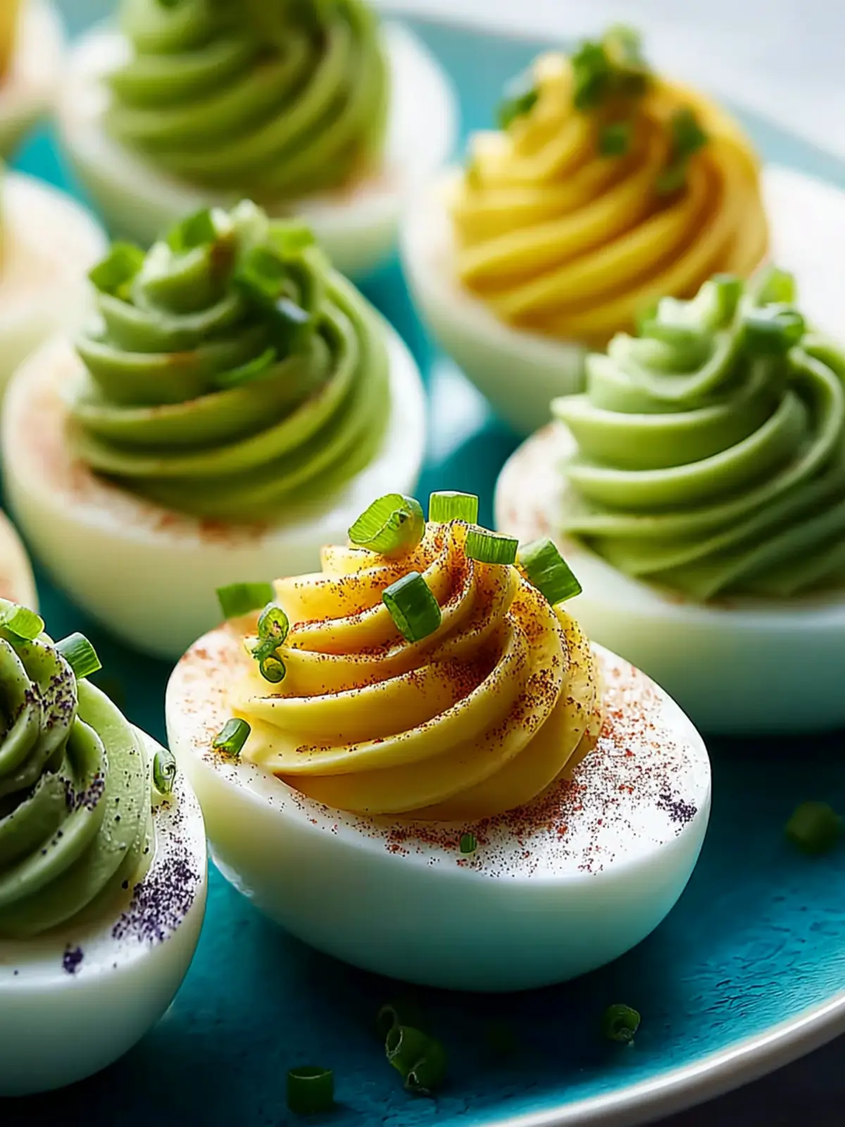 St Patrick’s Day Deviled Eggs: Colorful & Creamy Delight First Image