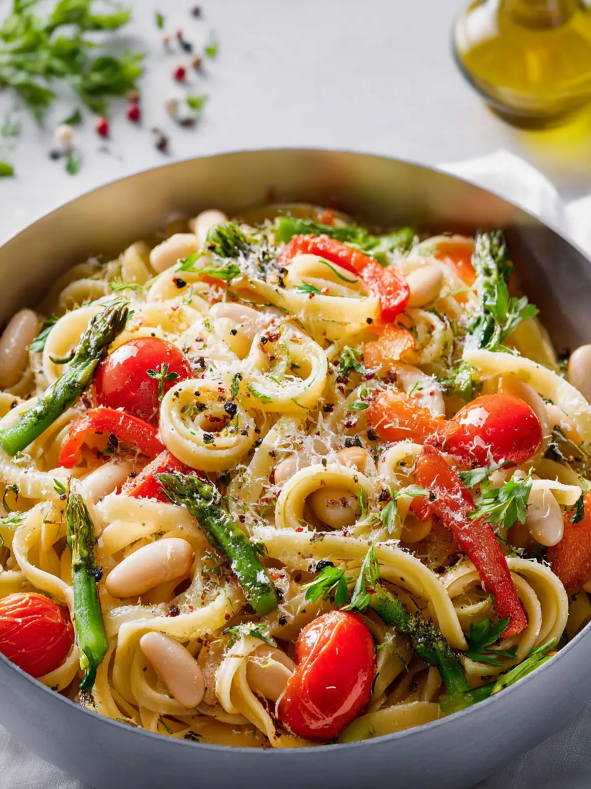 Vegetable Pasta White Beans First Image