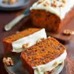 Carrot Cake Loaf with Cream Cheese Frosting First Image