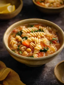 Chickpea Noodle Soup First Image