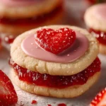 Strawberry Shortbread Cookies First Image