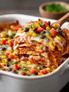 Vegan Enchilada Casserole First Image