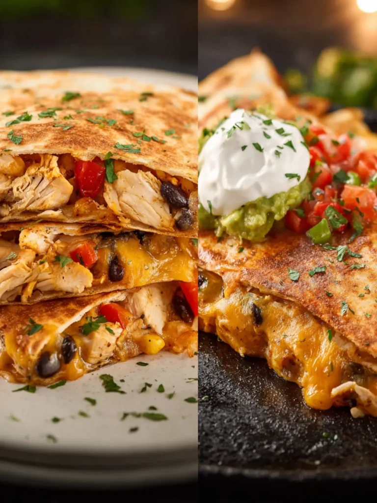 sheet pan chicken quesadillas First Image