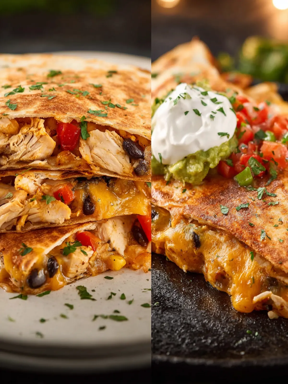 sheet pan chicken quesadillas First Image